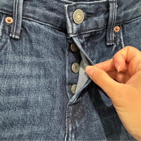 GRLFRND Denim Tatum Mid Rise Jeans Size 23 Always Now Slim Kick - Picture 7 of 11